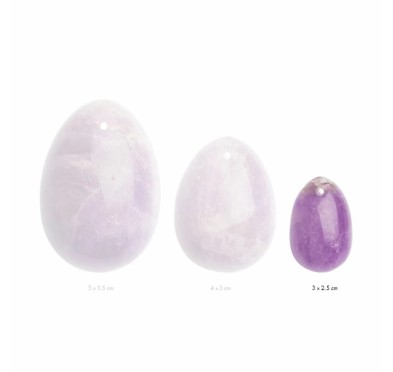 Kulka gejszy - La Gemmes Yoni Egg Pure Amethyst S